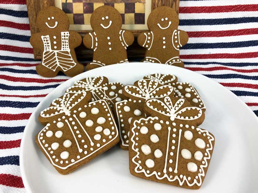 Gingerbread Birthday Cookies