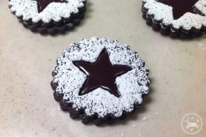 Chocolate Sandwich Stars