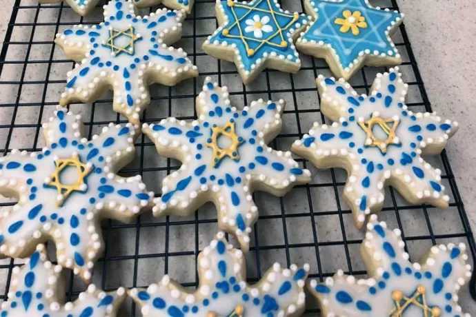 Hanukkah Snowflakes