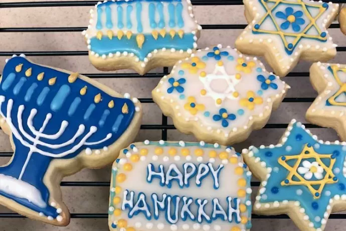 Hanukkah Memorah, Stars, and Shapes