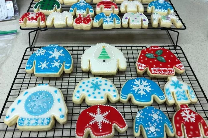 Ugly Sweater Cookies