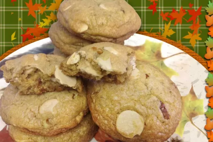 Caramel Chip Pecan Drop Cookies