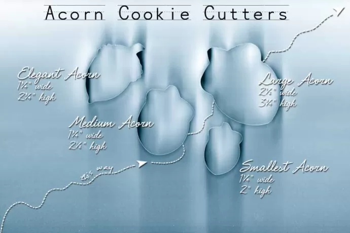 Acorn Cookie Cutters