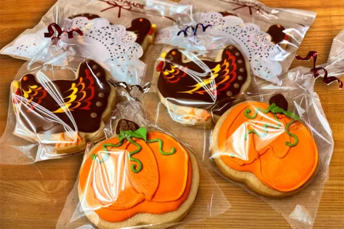 Thanksgiving Cookies Packaging