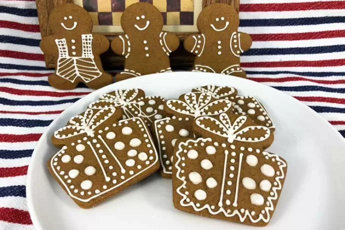 Gingerbread Birthday Cookies