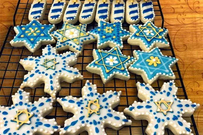 Hanukkah Cutout Cookies