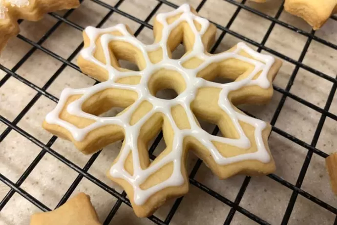 Shortbread Snowflakes