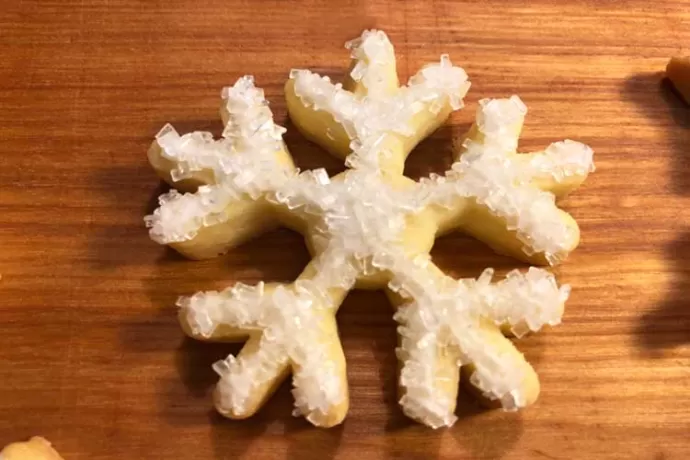 Shortbread Snowflakes