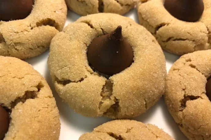 Peanut Blossom Cookies