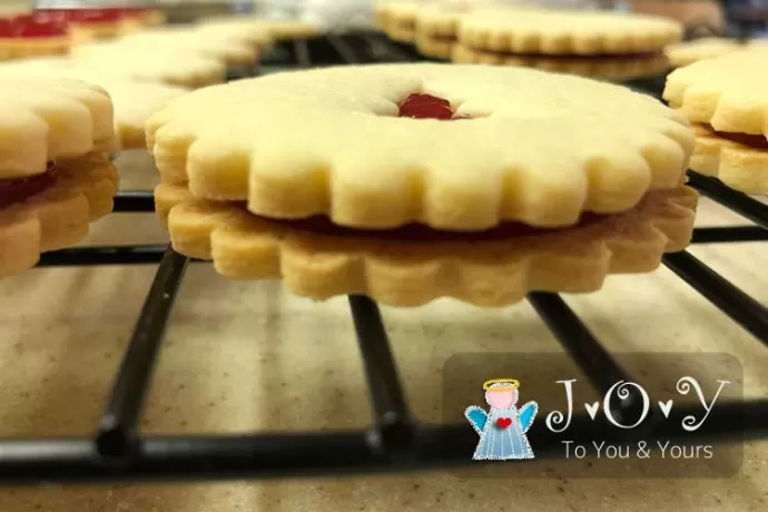 Raspberry-filled Sandwich Cookies