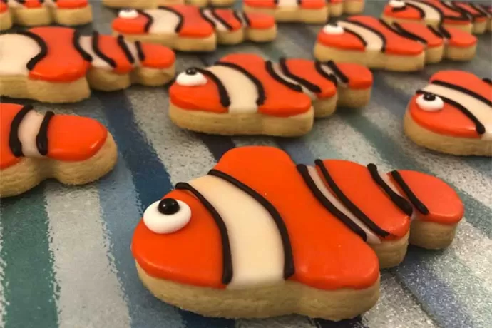 Clownfish cookies