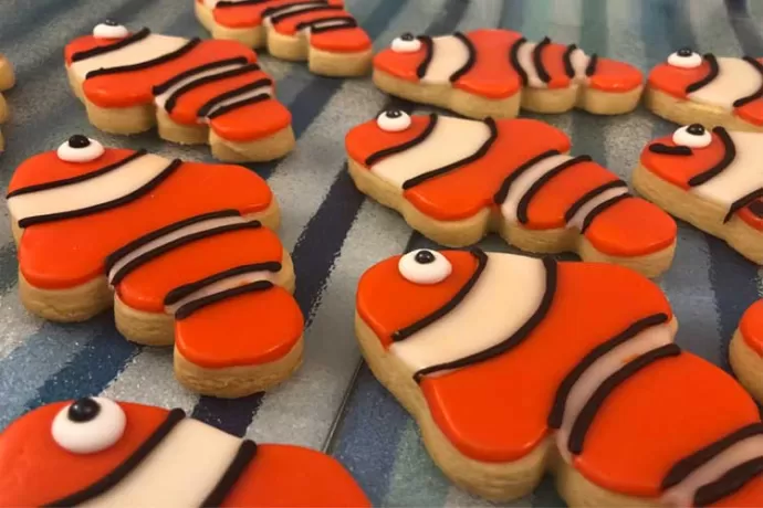 Clownfish cookies