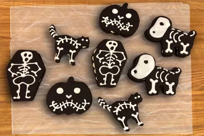 TKO Skeleton Cookies