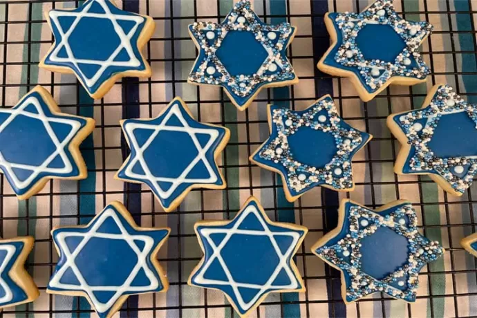 Hanukkah cookies