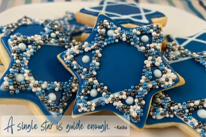 Hanukkah cookies